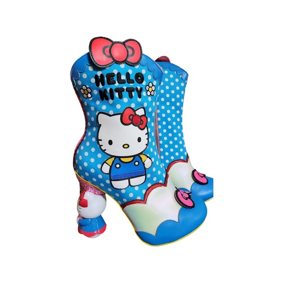 Irregular Choice Shoes Hello Kitty Sanrio Playing Dress Up Heels Size 10 - Picture 2 of 9